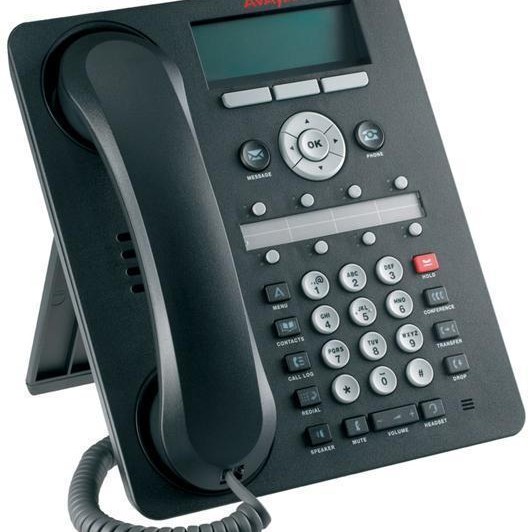 Avaya 700415557 1608 Black VoIP IP Business Office Telephone