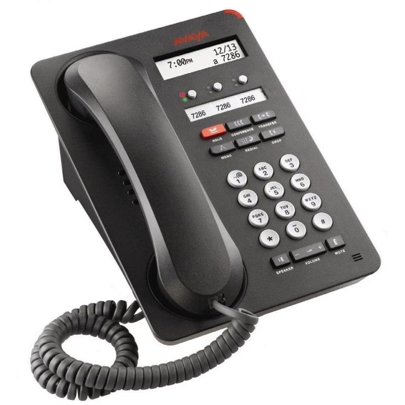 Avaya 700476849 1603-I 3-Line IP Phone with SIP, Gigabit Ethernet, Power over Ethernet