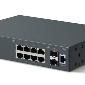 3510GT-PWR+ 8-Port PoE+ Gigabit Ethernet Switch