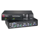 Avocent 10025 2-Port PS2 Ser Cybex Switchview KVM for PC (no Cables)