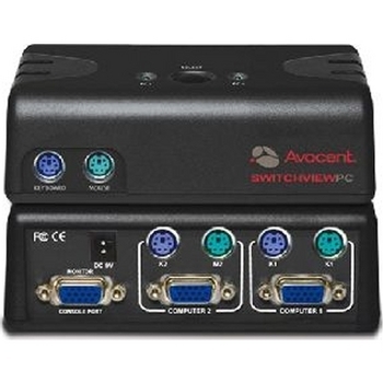2-Port PS2 USB Switchview Mm2 KVM Switch USB 2.0 Hub with Audio