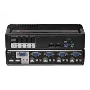 SwitchView MM1 4-Port KVM Switch USB 1.1 Hub with Audio