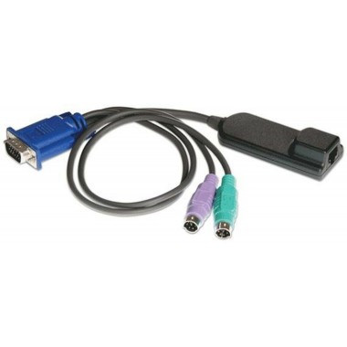 PS2 KVM Server Interface Cable / Dongle with VGA, PS2 Keyboard, PS2 Mouse