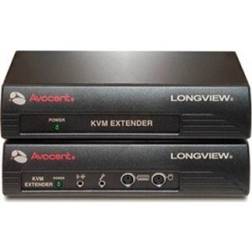 LongView LV430 Transmitter and Receiver with 2 Power Supplies PS2 with Speak Micro KVM Extender