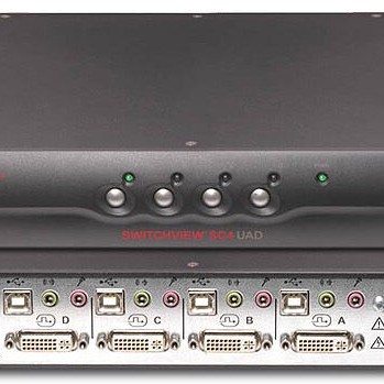 Switchview SC 4-Port USB DVI Audio KVM Switch Cybex Niap Eal4+