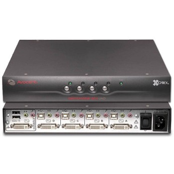 Avocent SC4UAD-001 Switchview SC 4-Port USB DVI Audio KVM Switch Cybex Niap Eal4+