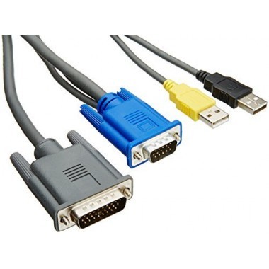 12-Foot USB Cable for Switchview SC with CAC Reader Support