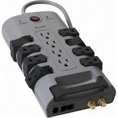 PivotPlug 12-Outlet Surge Protector Power Strip with 8-Foot Power Cord
