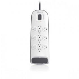 12-Outlet Surge Suppressor Ra 250k Insured 8-Foot Cord 3000j Coax Tel