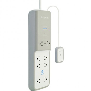 Conserve Surge 8-Outlets with Timer 6-Foot Cord Green - Energy Saving