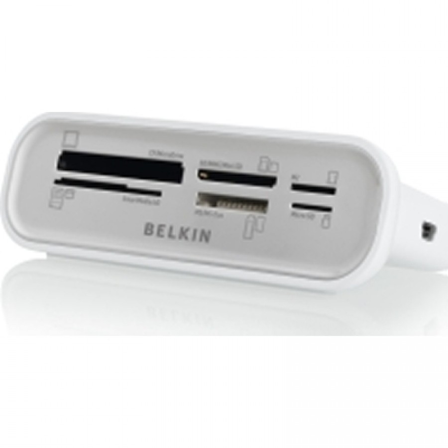 Belkin F4u003 Wht Usb Memory Card Universal Media Reader White