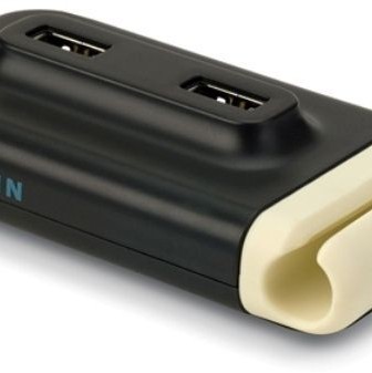 4-Port USB 2.0 Hub Brown