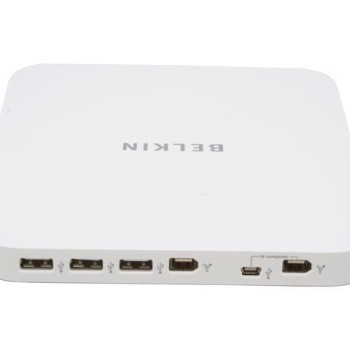 Hi-Speed USB 2.0 and FireWire 6-Port Hub for Mac Mini
