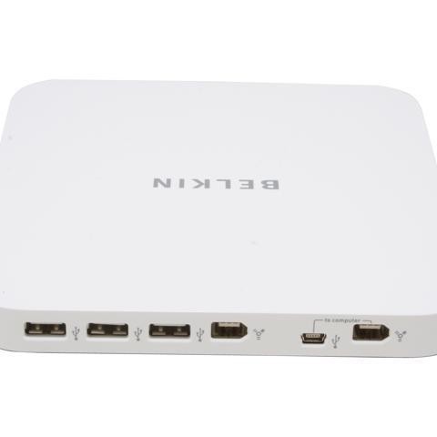 Belkin F5U507 Hi-Speed USB 2.0 and FireWire 6-Port Hub for Mac Mini