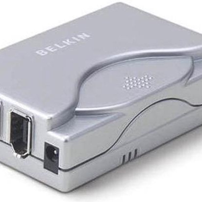Belkin F5U526-APL-S 6-Port Firewire 1394a Mini Hub in Silver Color