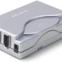 6-Port Firewire 1394a Mini Hub in Silver Color