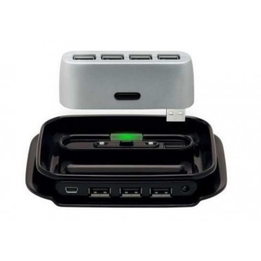 2-in-1 7-Port USB 2.0 Hub