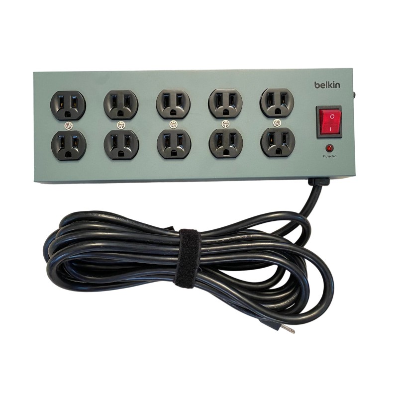 Belkin F9D1000-15 Surge 10out Metal $25k 885j 15-Foot Cord