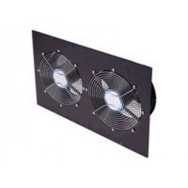 Enclosure Top Panel (roof) with 2-10-Inch Fans Blk 1100CFM