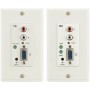 100-Meter VGA TX/RX Cat5e Wall Plate