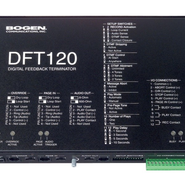 Bogen DFT120 Digital Feedback Terminator