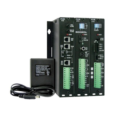 Bogen PCMSYS3 3-Zone Paging System Bundle