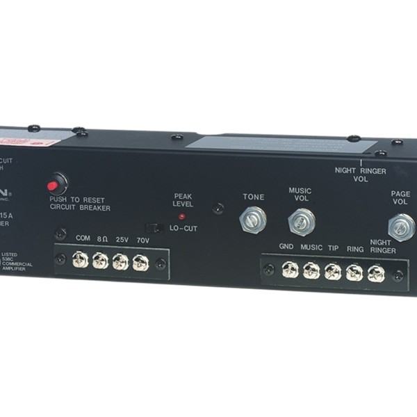 Bogen TPU15A 15 Watt Paging Amplifier