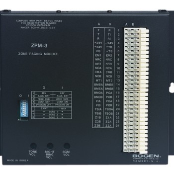 3-Zone Paging Module