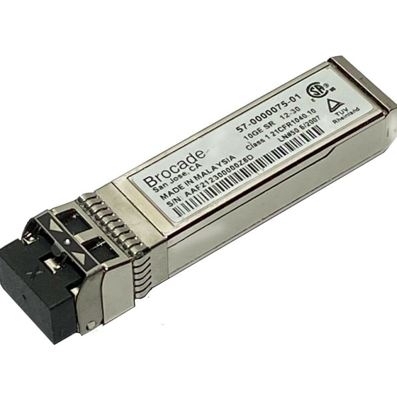 Brocade 10G-SFPP-SR 10GBase-SR, SFP+ Optic (LC), Target Range 300m Over MMF