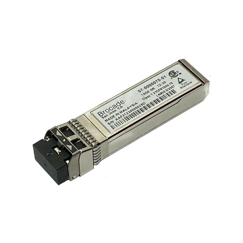 Brocade 10G-SFPP-SR 10GBase-SR, SFP+ Optic (LC), Target Range 300m Over MMF