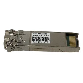 Brocade 46C9297 10 Gigabit SFP+ Virtual Fabric SR Optical Transceiver Module Brocade 46C9297 10 Gigabit SFP+ Virtual Fabric SR Optical Transceiver Module