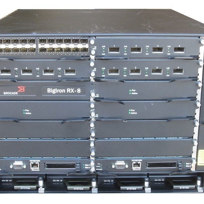 Brocade BI-RX-8-AC BigIron RX-8 Switch Chassis, No Modules