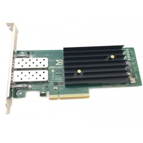 Dual-Port 10Gbps Converged Network Adapter, FCoE, DP SFP+, 10Gb, PCIe G2 x8, FH, NIC, T42N7 (No Transceivers)