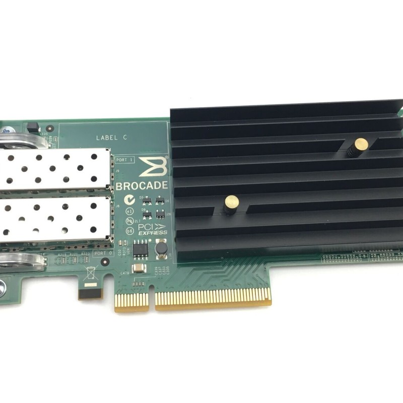 Brocade BR-1020 Dual-Port 10Gbps Converged Network Adapter, FCoE, DP SFP+, 10Gb, PCIe G2 x8, FH, NIC, T42N7 (No Transceivers)