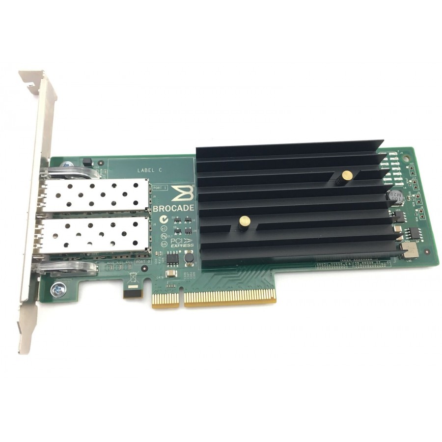 Brocade BR-1020 Dual-Port 10Gbps Converged Network Adapter, FCoE, DP SFP+,  10Gb, PCIe G2 x8, FH, NIC, T42N7 (No Transceivers)
