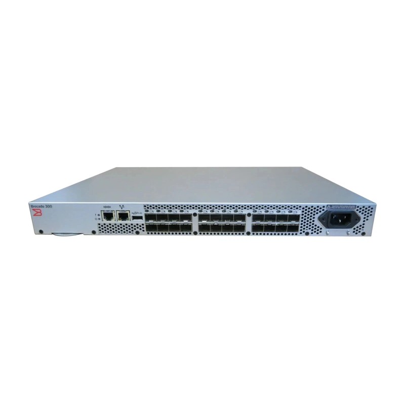 Brocade BR-310-0008-A 24-Port 8Gbps Fiber Channel Switch With Dual Redundant Power Supplies