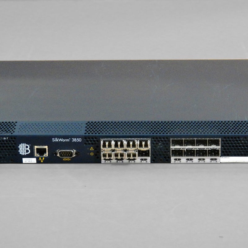 Brocade BR-3852-0001 8 Port VL2 SW: 1 Fixed PS, 8 SFP, Fixed Rack Mt Kit. AWT, ADZ