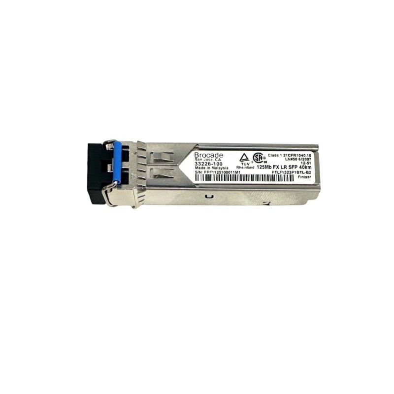 Brocade E1MG-100FX-LR-OM 100Base-FX SFP Transceiver Long Reach Fiber Optic Module