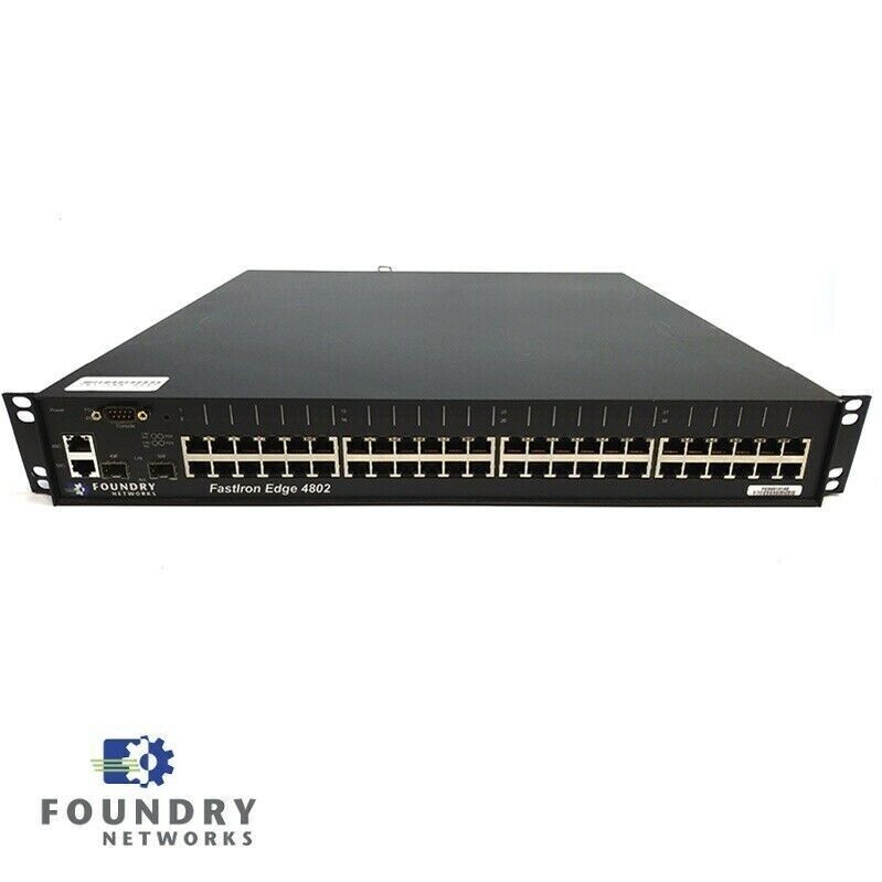 Brocade FES4802 FastIron Edge 4802 48-Port Switch, Managed
