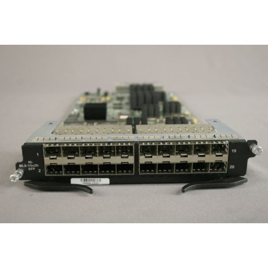 Brocade NI-MLX-1GX20-SFP NetIron MLX Series 20-Port SFP Module