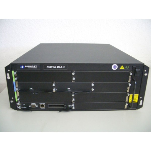 Brocade NI-MLX-4-AC NetIron MLX-4 Multi-Service IP/MPLS Aggregation Router