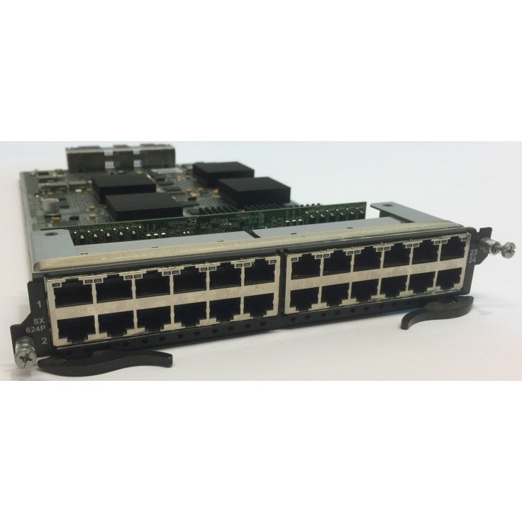 Brocade SX-FI624P 24-Port Gigabit Ethernet Module with PoE, IPv6 Capable