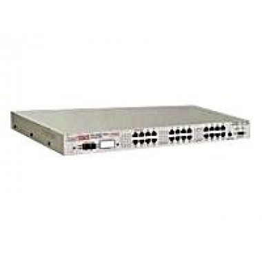 SmartStack 100, 24-Port Fast Ethernet Switch with 1 Modular Uplink Slot