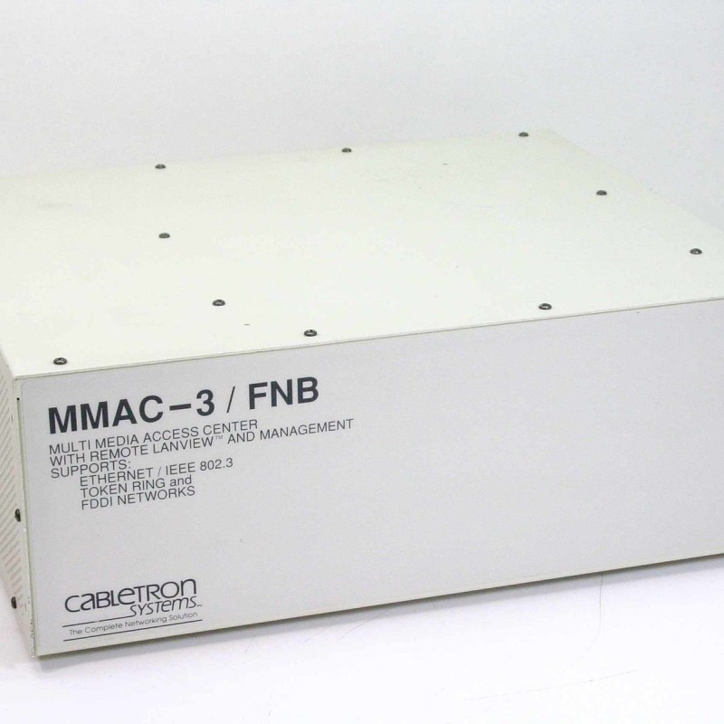 Cabletron MMAC-3FNB Multimedia Access Center 3-Slot Chassis with Flexible Net Bus