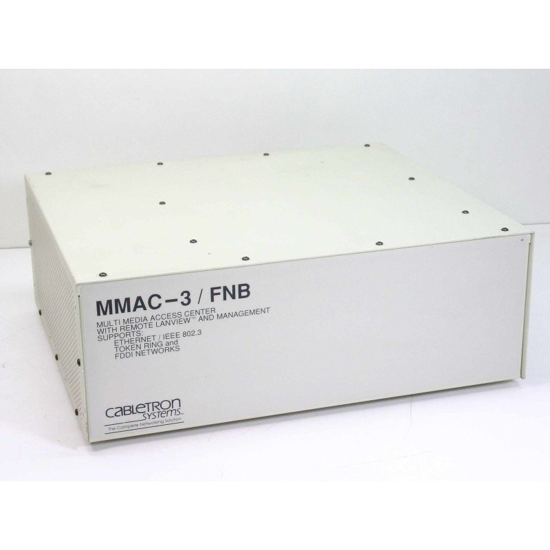 Cabletron MMAC-3FNB Multimedia Access Center 3-Slot Chassis with Flexible Net Bus
