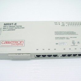 8-Port 10Base-T RJ45 Ethernet Repeater with EPIM Slot