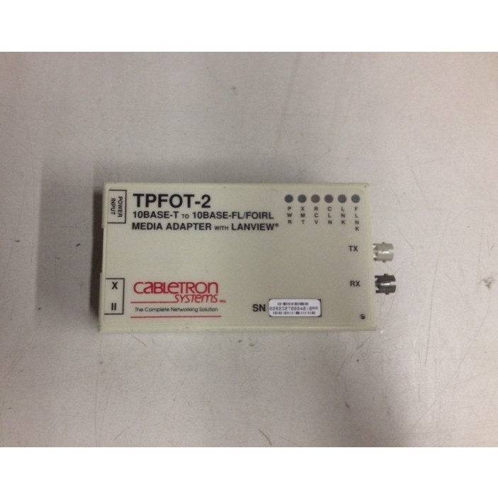 Cabletron TPFOT-2 Fiber to STP Lobe Converter MMF