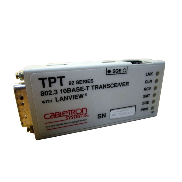 Cabletron TPT Ethernet Mini Transceiver AUI-RJ45