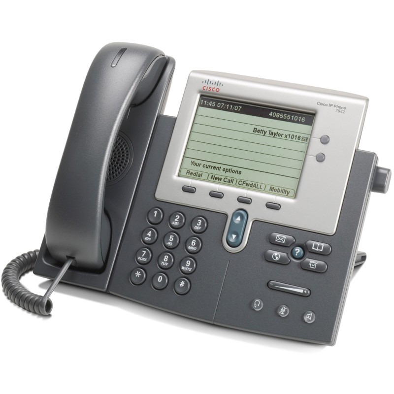 Cisco 0765-04-1086 VoIP Business Phone 7945, PoE Cisco 0765-04-1086 VoIP Business Phone 7945, PoE