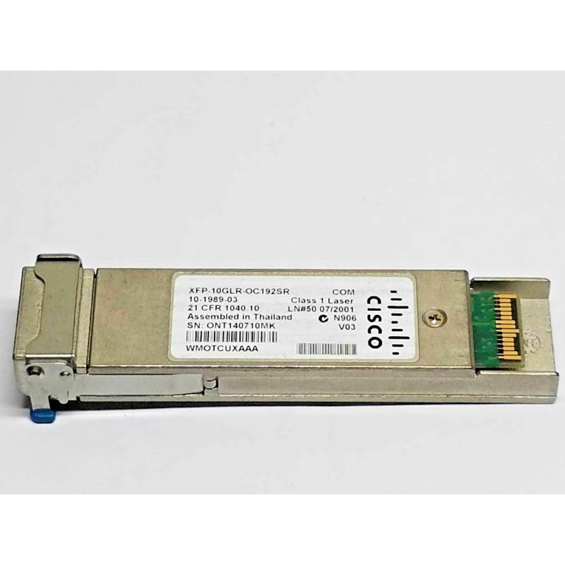 Cisco 10-1989-03 XFP-10GLR-OC1925R 10GBase-LR OC192SR Fiber Optic SFP Transceiver